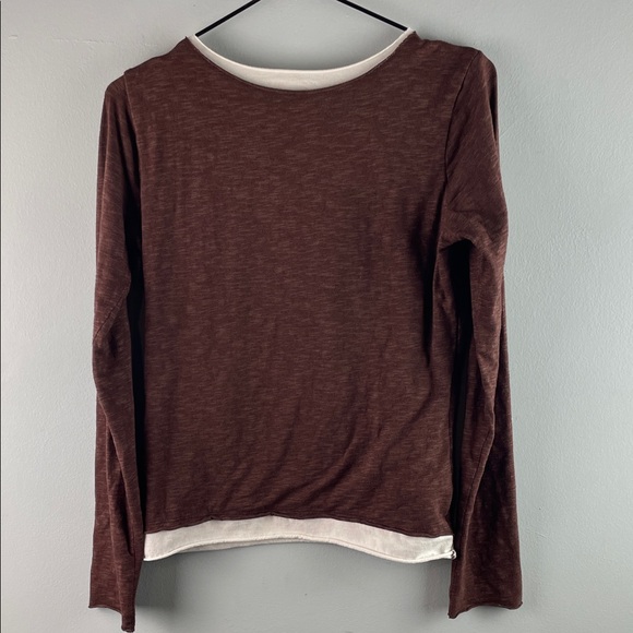 Horny Toad Brown Long Sleeve Women's Top Size S - Picture 7 of 7